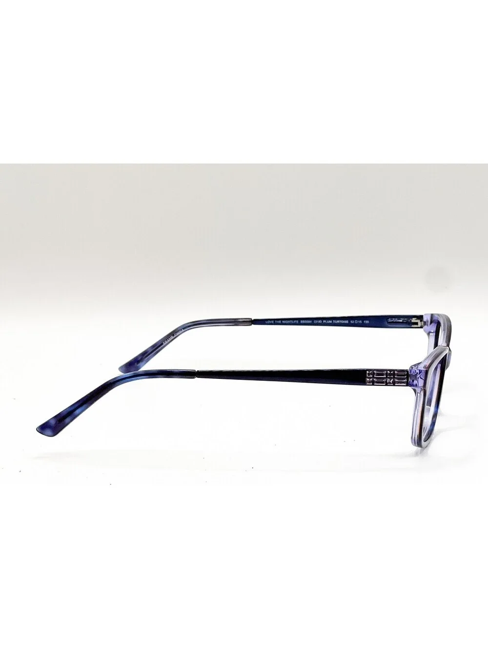 Bebe BB5084 518 Plum Tortoise Rectangle Authentic Eyeglass Frames 52-15
